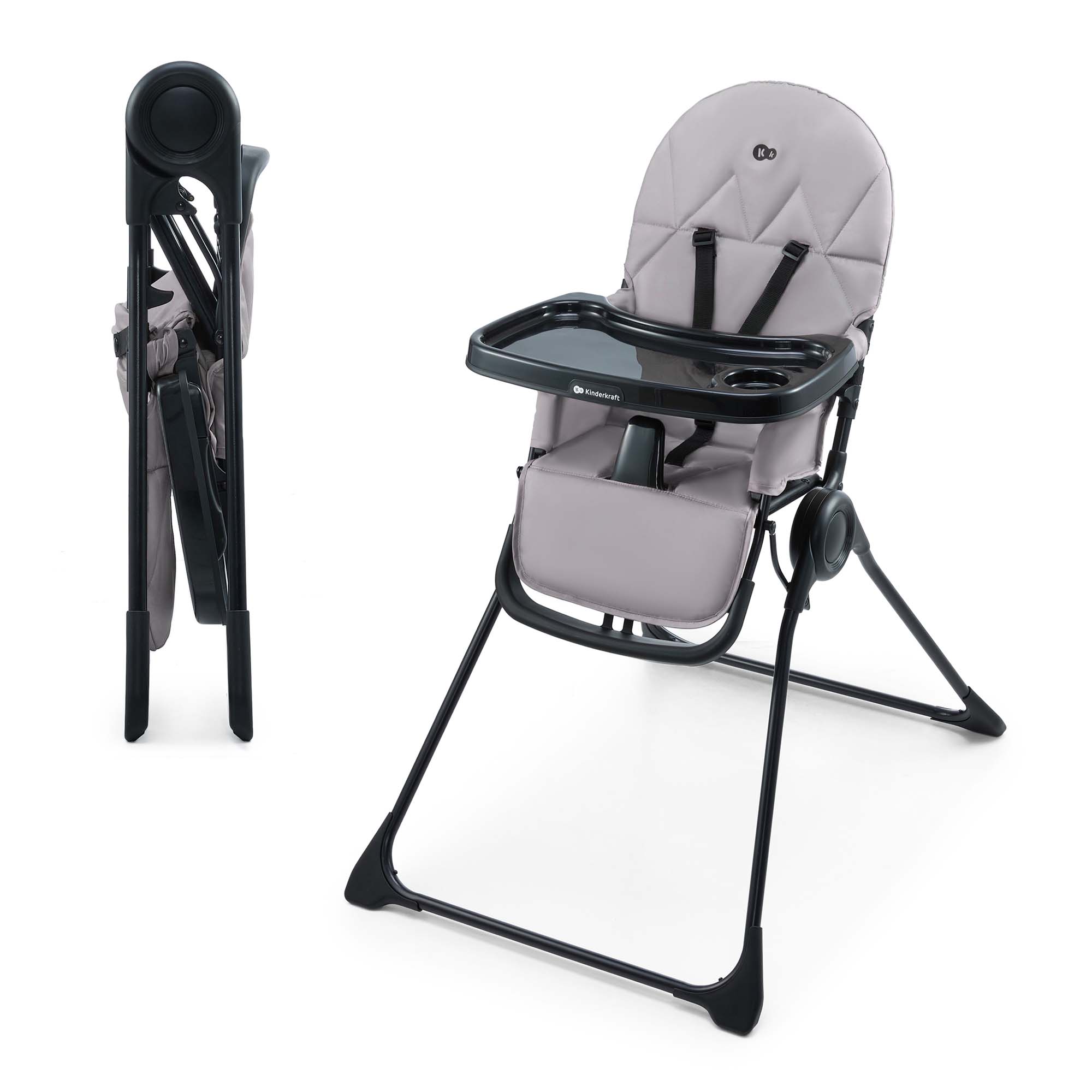 Binci Столче За Хранене Grey Kinderkraft