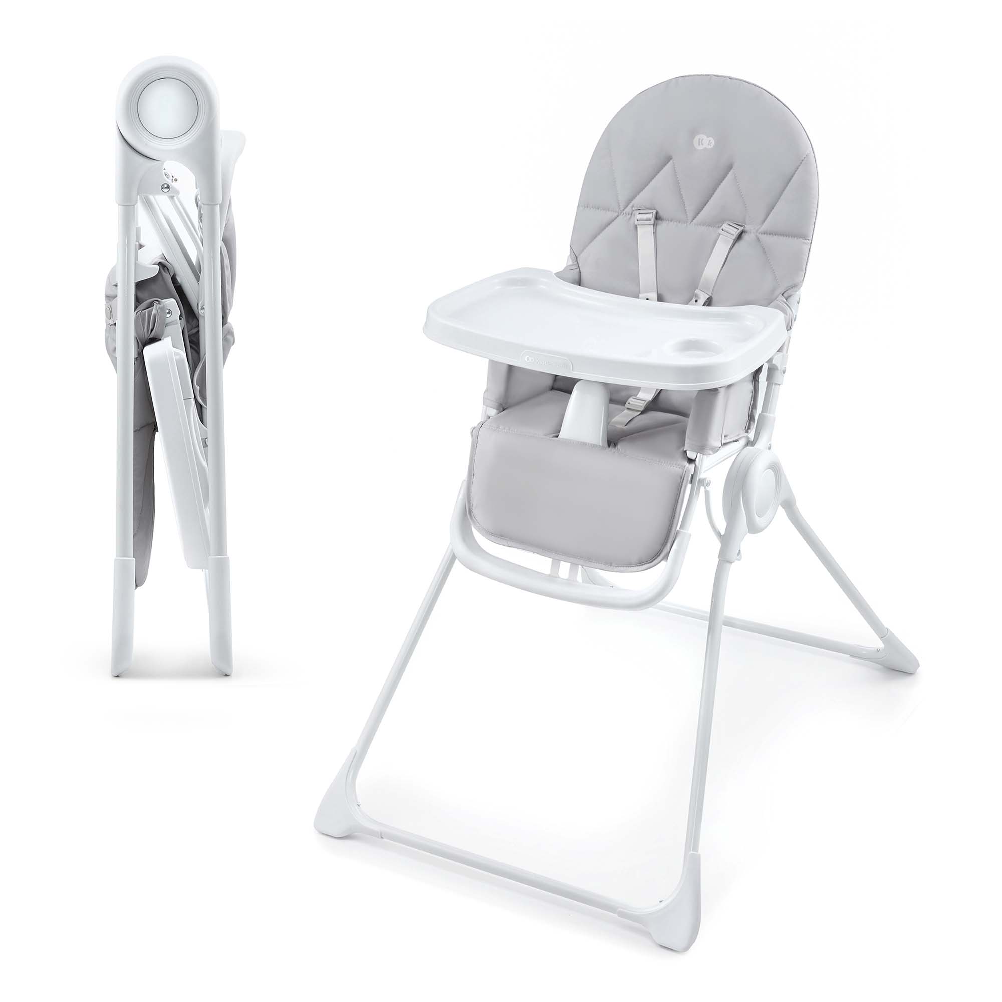 Binci Столче За Хранене Light Grey Kinderkraft
