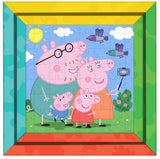 Пъзел 64 Ел. С Рамка За Стена Пепа Пиг Размер На Пъзела 27Х27С Възможност За Оцветявание На Гърба