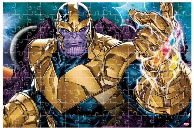 Пъзел 150 Ел. 3Д Ефект Лентикуларен Пъзел 46Х31 Отмъстителите С 3 Картини В Него При Промяна На Зрителния Ъгъл И С Възможност За Оцветявание На Гърба