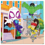 Пъзел Магнитен 60 Ел. Спайдермен В Града 18Х18Х2 Съдържа 3 Пъзела По 20 Ел