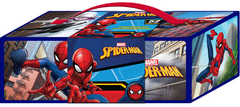 Триетажно Куфарче Спайдермен За Оцветяване С Всичко Необходимо За Оцветяване 27Х14Х9