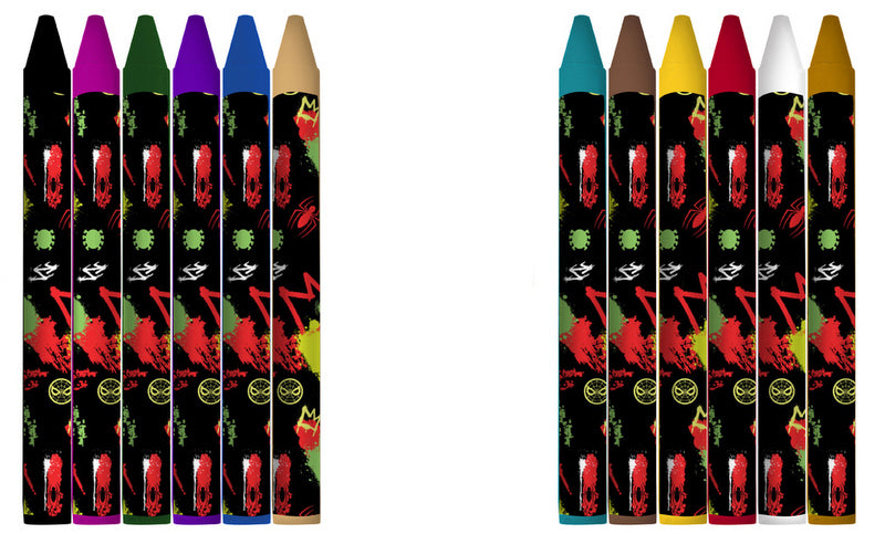 Оцветителен Комплект Куфарче С ДръжкаС Шаблони Стикери С Албум Спирален Блок А4 И Много Маркери ПастелиВодни Боички Четки И Т.Н. Спайдермен54Х47Х3