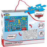 Пъзел 48 Ел С Огромни Елементи За Под 90Х60 Колите