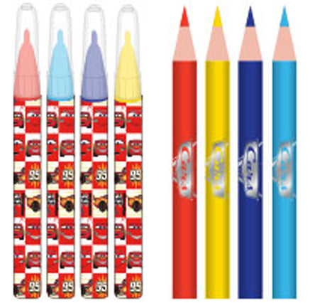 Оцветителен Център С Маркери Цветни МоливиСтикери И Рисувателна Хартия На Руло С Мики И Мини Маус 25Х21Х2