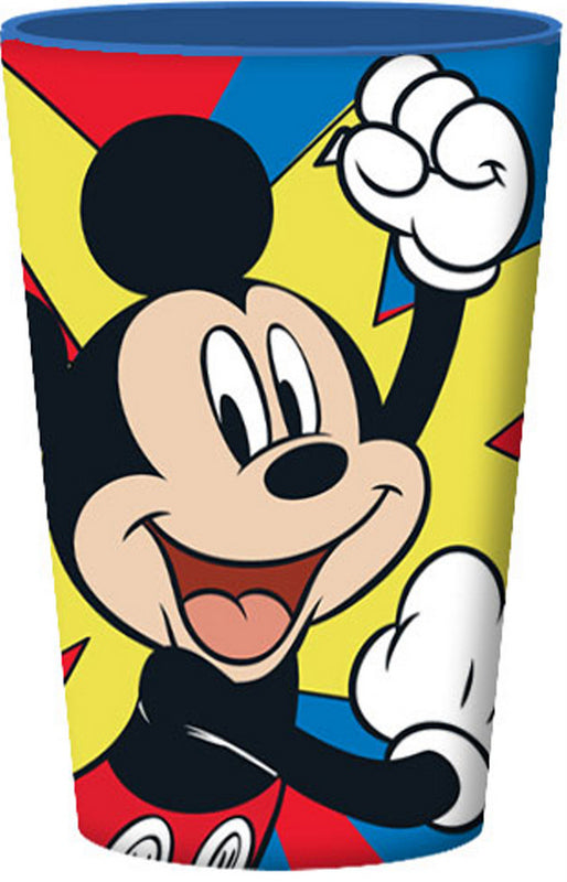 Комплект За Хранене С Чаша 10.5Х6.5 280 МлГоляма Чиния 21.5 См И МалкаЧиния 17 См Bpa Free Мики Маус