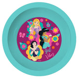 Комплект За Хранене С Чаша 10.5Х6.5 280 МлГоляма Чиния 21.5 См И МалкаЧиния 17 См Bpa Free Дисни Принцеси
