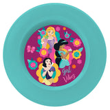 Комплект За Хранене С Чаша 10.5Х6.5 280 МлГоляма Чиния 21.5 См И МалкаЧиния 17 См Bpa Free Дисни Принцеси