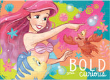 Пъзел 100 ЕлЕдри Елементи Дисни Принцеси Ариел С Възможност За Оцветявание На Гърба Размер На Пъзела 37Х27 Едри Елменти