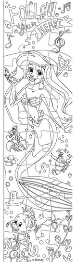 Пъзел 24 Ел. Дисни Принцеси Размер На Пъзела 48Х13 С Възможност За Оцветявание На Гърба