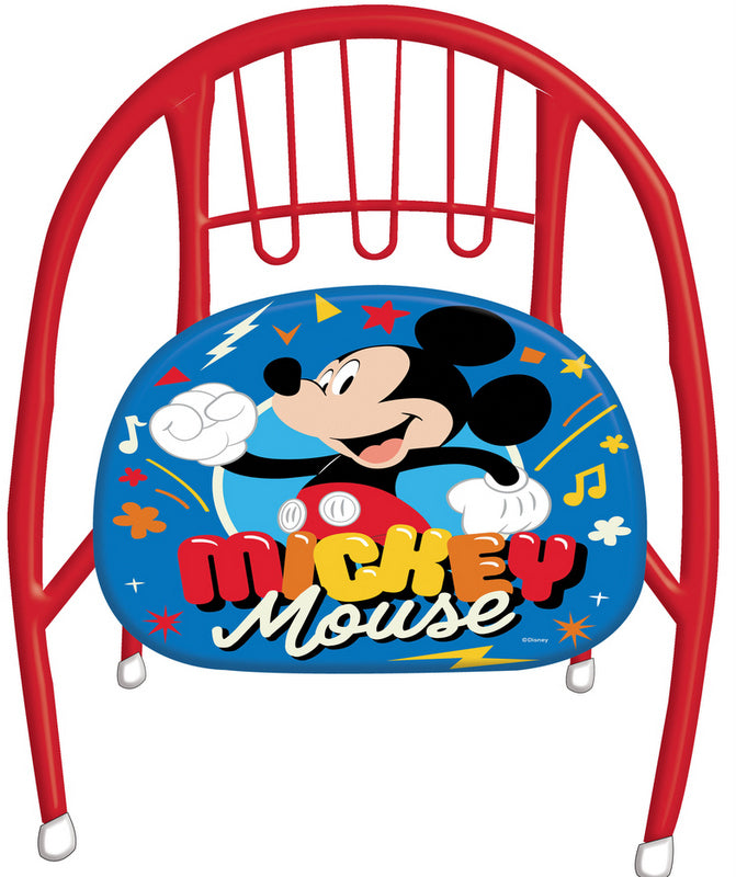 Детско Столче Метално С Мека Седалка Мики Маус35Х36Х35