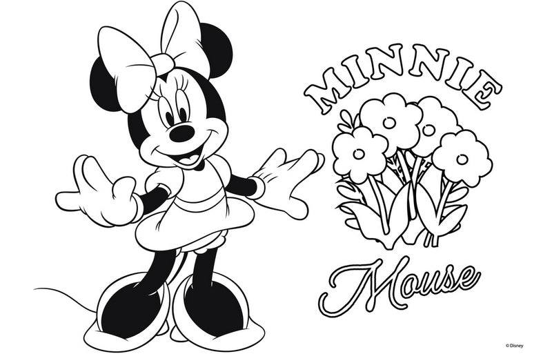 Рисувателен Блок А4 Със Спирала С Шаблони С ЛинияСтикери И Оцветителни Страници 40 Стр. 33Х23 Мини МаусДва Вида