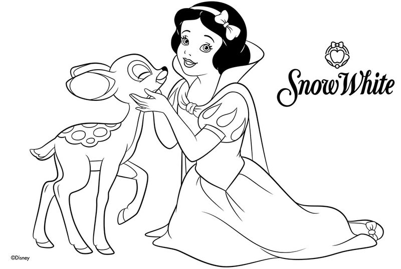 Рисувателен Блок А4 Със Спирала С Шаблони С ЛинияСтикери И Оцветителни Страници 40 Стр. 33Х23 Дисни Принцеси Снежанка И БелДвулицев