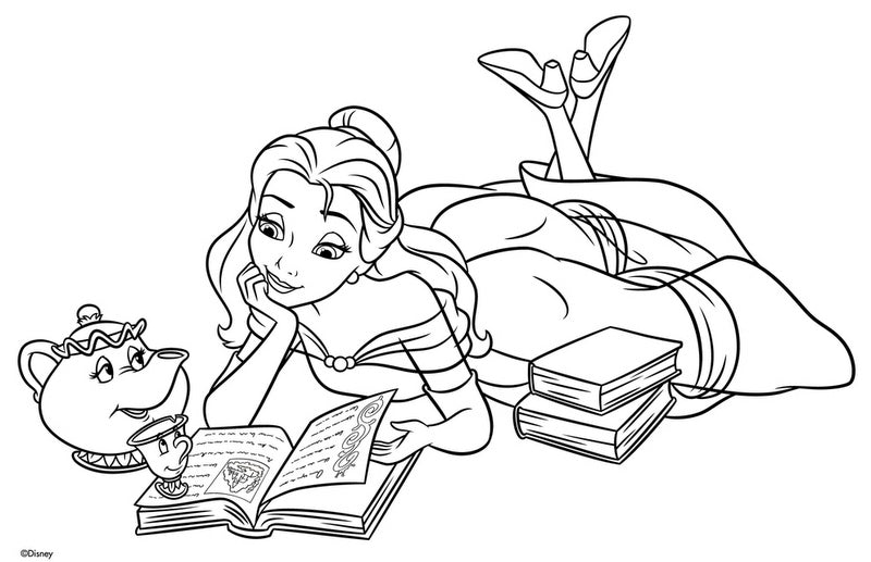 Рисувателен Блок Със Спирала С Шаблони С ЛинияСтикери И Оцветителни Страници 40 Стр. 33Х23 Дисни Принцеси Ариел Два Вида