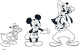 Рисувателен Блок А4 Със Спирала С Шаблони С ЛинияСтикери И Оцветителни Страници 40 Стр. 33Х23 Мики МаусДва Вида