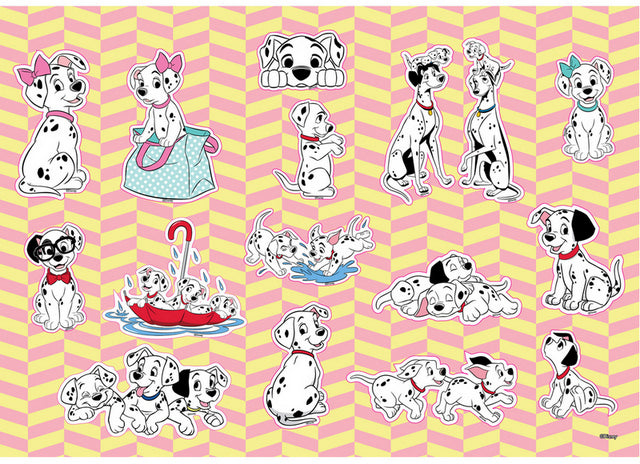 Рисувателен Блок А4 Със Спирала С Шаблони С ЛинияСтикери И Оцветителни Страници 40 Стр. 33Х23 101 ДалматинциДва Вида