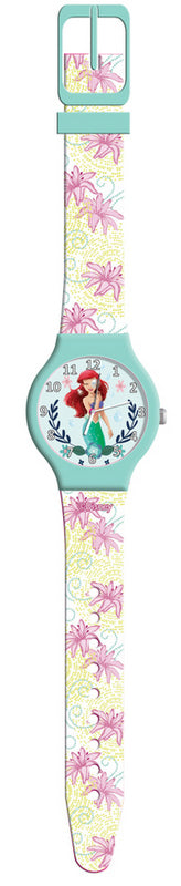 Часовник В Метална Кутия Със Силиконова Каишка АналоговДисни Принцеси Ариел