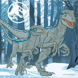 Куфарче С Дръжка И 1000 Стикеря На Джурасик Свят И Албум За Стикерите 22Х22Х3