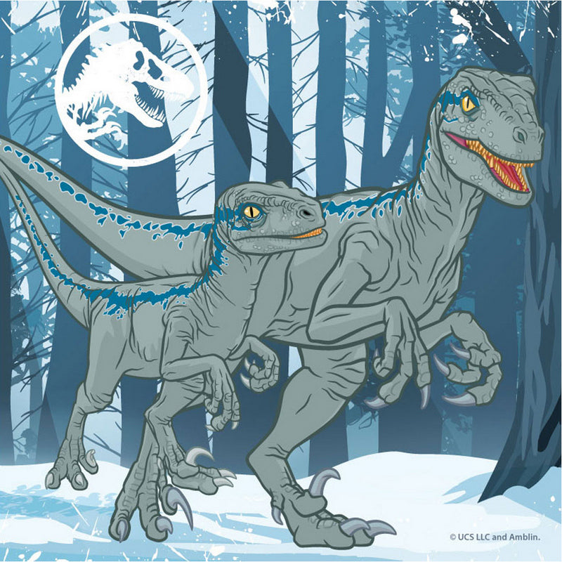 Куфарче С Дръжка И 1000 Стикеря На Джурасик Свят И Албум За Стикерите 22Х22Х3