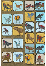 Куфарче С Дръжка И 1000 Стикеря На Джурасик Свят И Албум За Стикерите 22Х22Х3