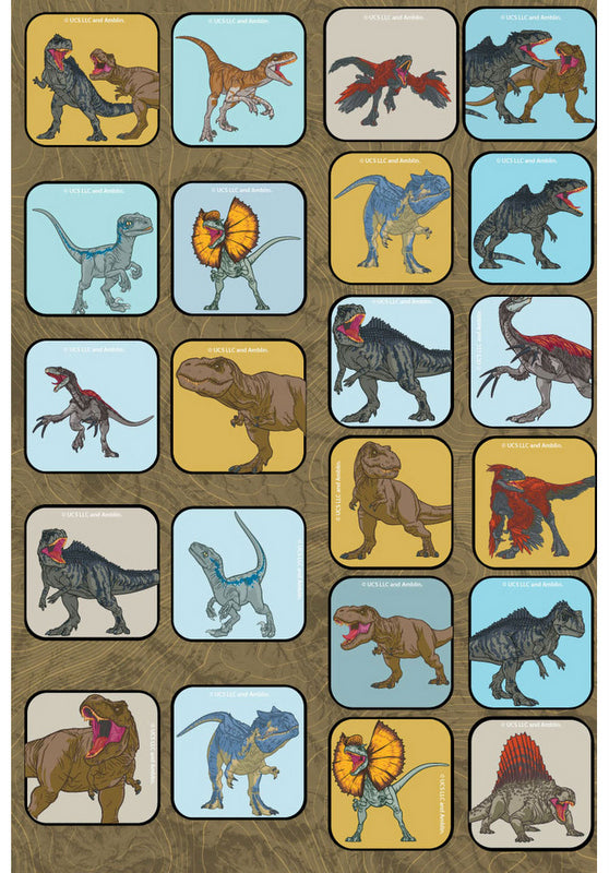 Куфарче С Дръжка И 1000 Стикеря На Джурасик Свят И Албум За Стикерите 22Х22Х3