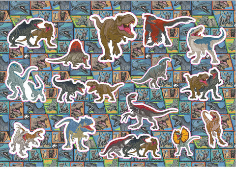 Рисувателен Блок А4 Със Спирала С Шаблони С ЛинияСтикери И Оцветителни Страници 40 Стр. 33Х23 Джурасик Свят Два Вида