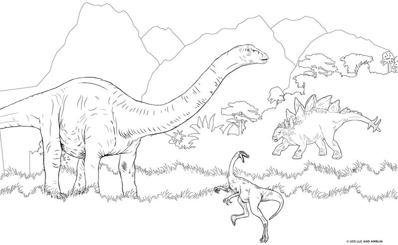 Рисувателен Блок А4 Със Спирала С Шаблони С ЛинияСтикери И Оцветителни Страници 40 Стр. 33Х23 Джурасик Свят Два Вида