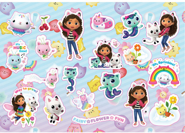 Рисувателен Блок А4 Със Спирала С Шаблони С ЛинияСтикери И Оцветителни Страници 40 Стр. 33Х23 Къщата За Кукли На Габи Два Вида