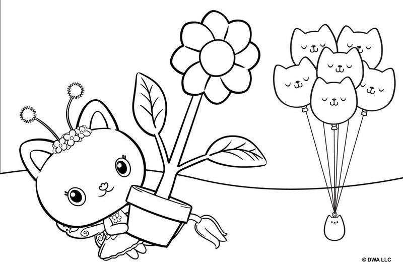 Рисувателен Блок А4 Със Спирала С Шаблони С ЛинияСтикери И Оцветителни Страници 40 Стр. 33Х23 Къщата За Кукли На Габи Два Вида