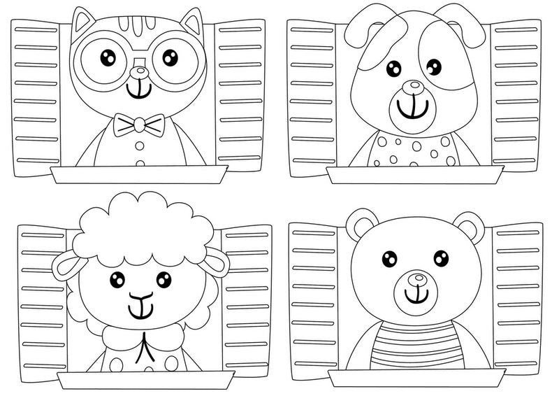 Пъзел 24 Ел Животните Много Едри Елементи 41Х28 Размер На ПъзелаС 3 Оцветителни Страници