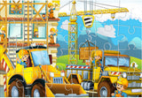 Пъзел 24 Ел Строителство Много Едри Елементи 41Х28 Размер На ПъзелаС 3 Оцветителни Страници