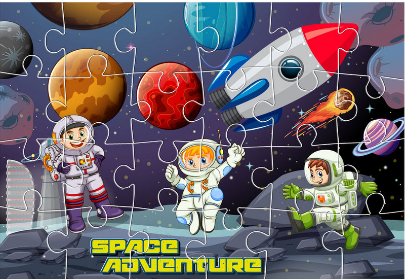 Пъзел 24 Ел Космос Много Едри Елементи 41Х28 Размер На ПъзелаС3 Оцветителни Страници