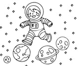 Пъзел 24 Ел Космос Много Едри Елементи 41х28 Размер На Пъзела С 3 Оцветителни Страници Julia