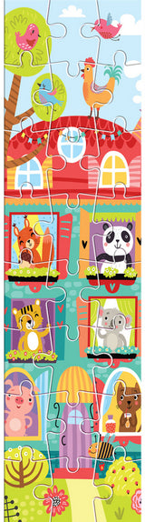 Пъзел 24 Ел. ЖивотнитеРазмер На Пъзела 48Х13 С Възможност За Оцветявание На Гърба