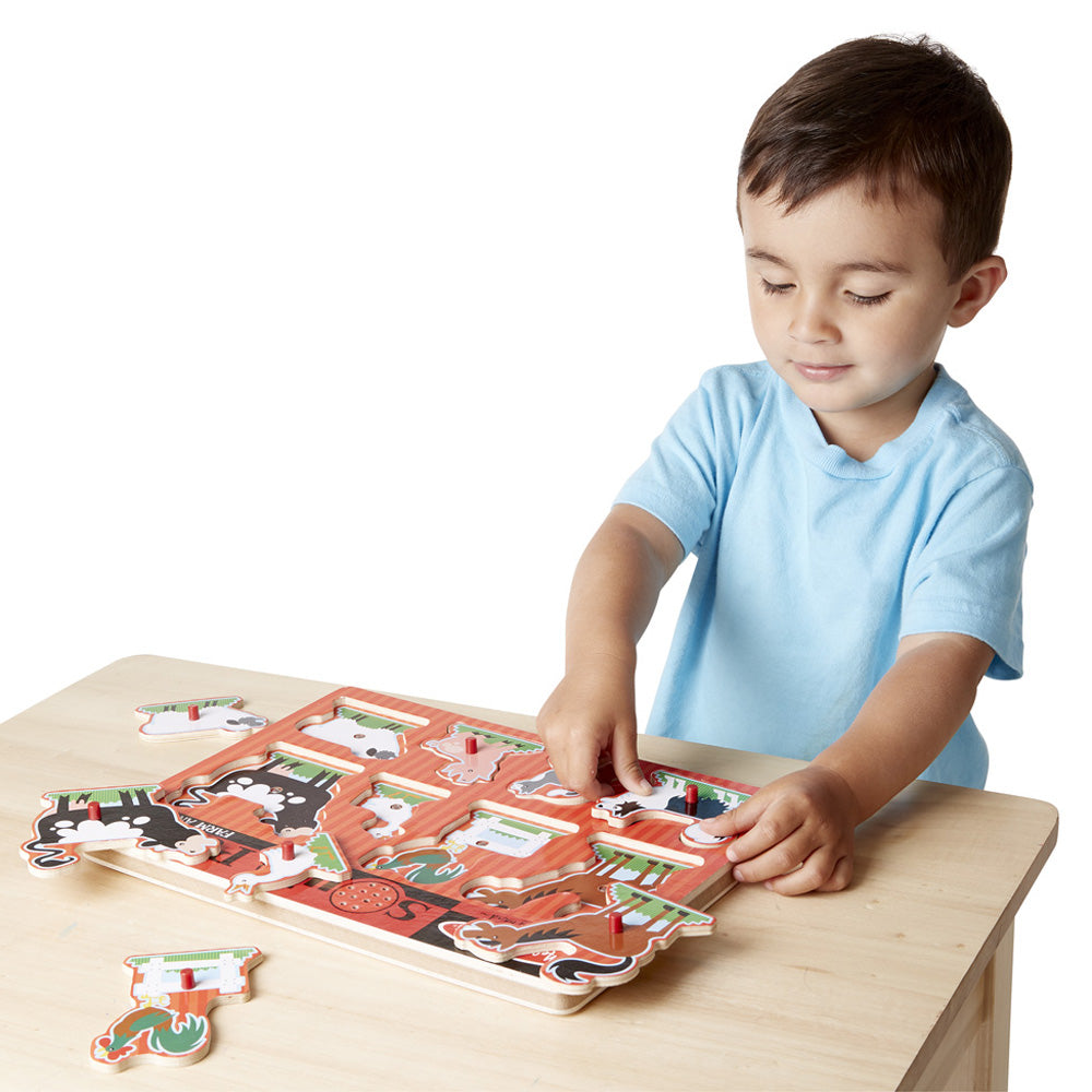 20155926 Ферма С Животни Пъзел Със Звуци Melissa&Doug