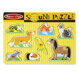 Puzzle cu sunete și animale de companie