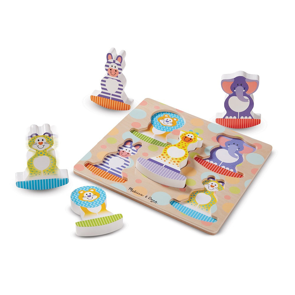 Дървен Пъзел Сафари Chunky Melissa&Doug