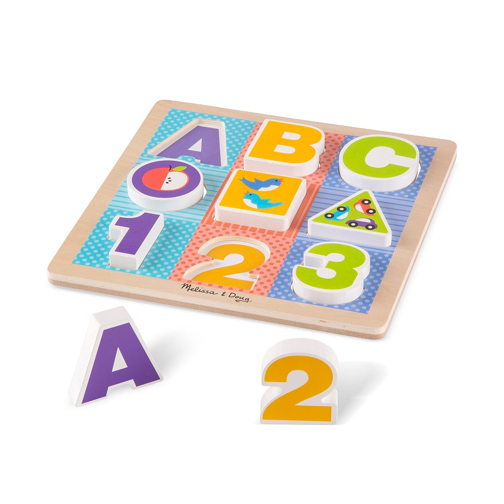 Melissa & Doug ABC fatábla puzzle