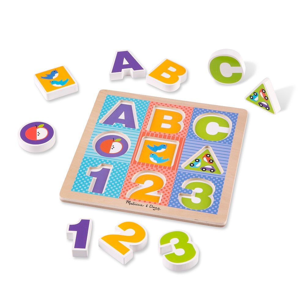 Melissa & Doug ABC fatábla puzzle