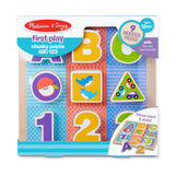 Melissa & Doug ABC fatábla puzzle