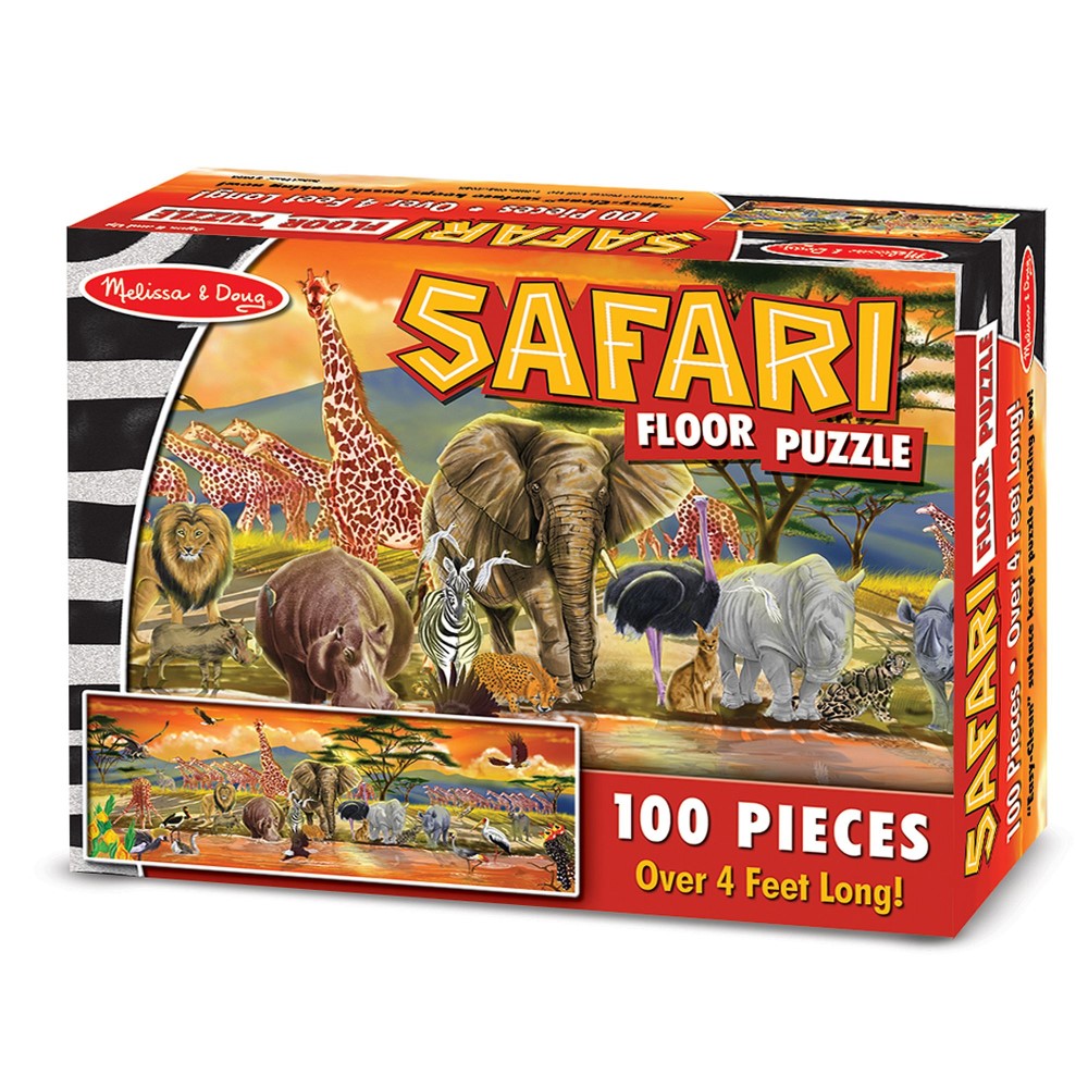 Пъзел За Под С Африкански Животни 100ч. Melissa&Doug