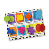 Puzzle din lemn cu figurine colorate