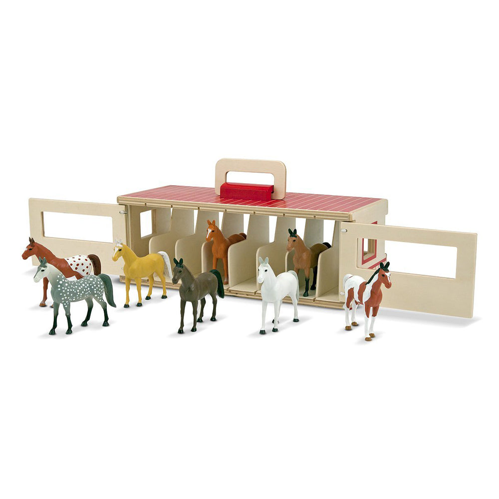 Комплект Коне С Конюшна Melissa&Doug