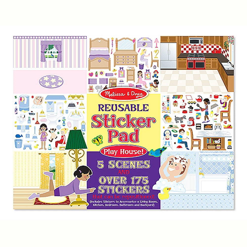 Melissa&Doug Játékház matricák