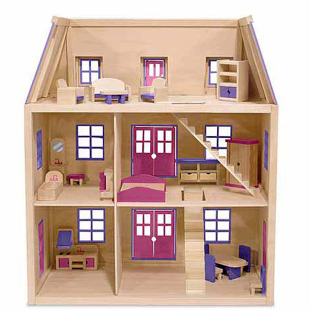 Melissa&Doug 3 szintes babaház