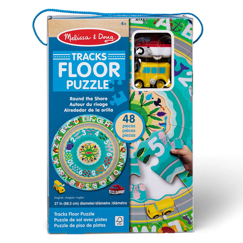 Melissa & Doug Round The Shore Puzzle és Játék Készlet