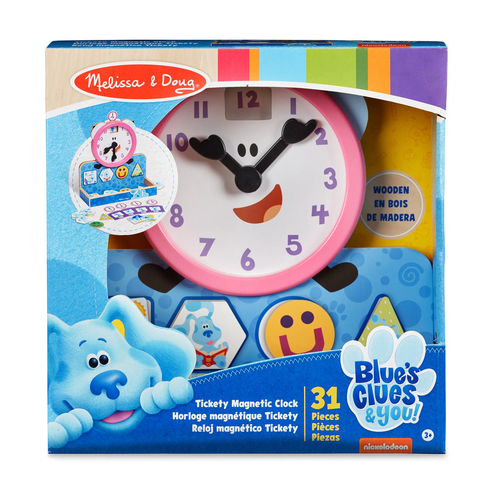 Дървен Магнитен Часовник Tickety Tock Melissa&Doug
