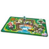 Melissa & Doug Mancs őrjárat szőnyeg fakockákkal