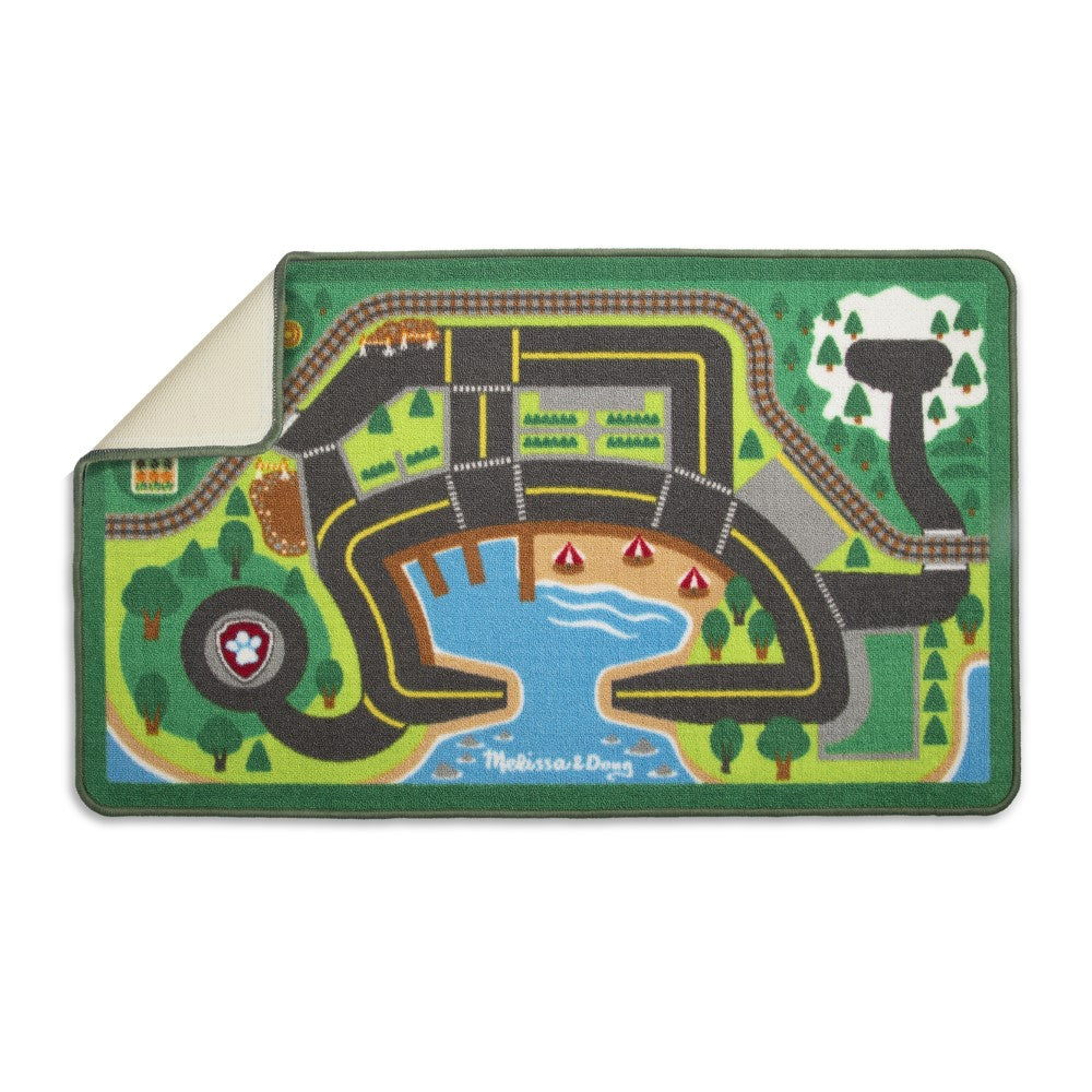 Melissa & Doug Mancs őrjárat szőnyeg fakockákkal