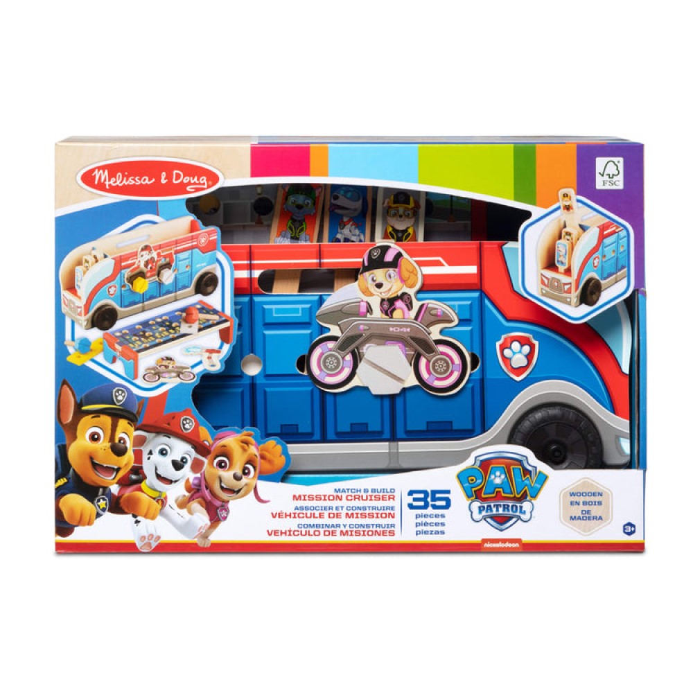 Paw Patrol Match Build Mission Cruiser Melissa&Doug